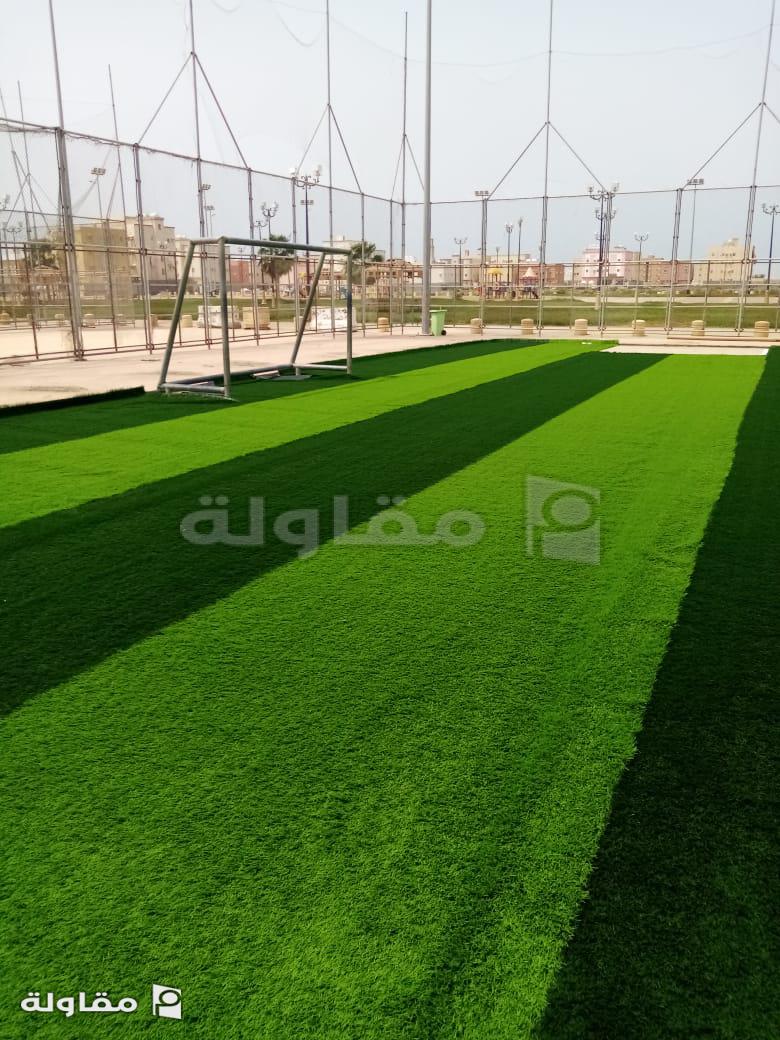 مراحل انشاء ملعب