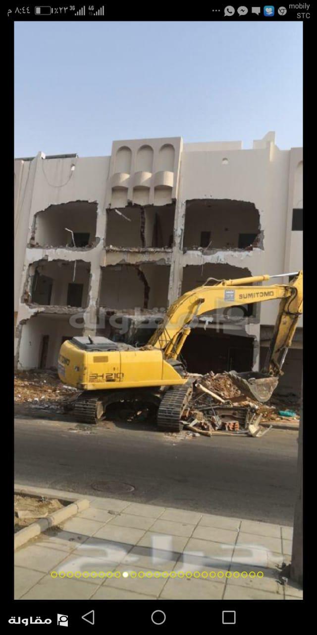 من أعمال ابراهيم العرام مقاول هدم وشراء سكراب