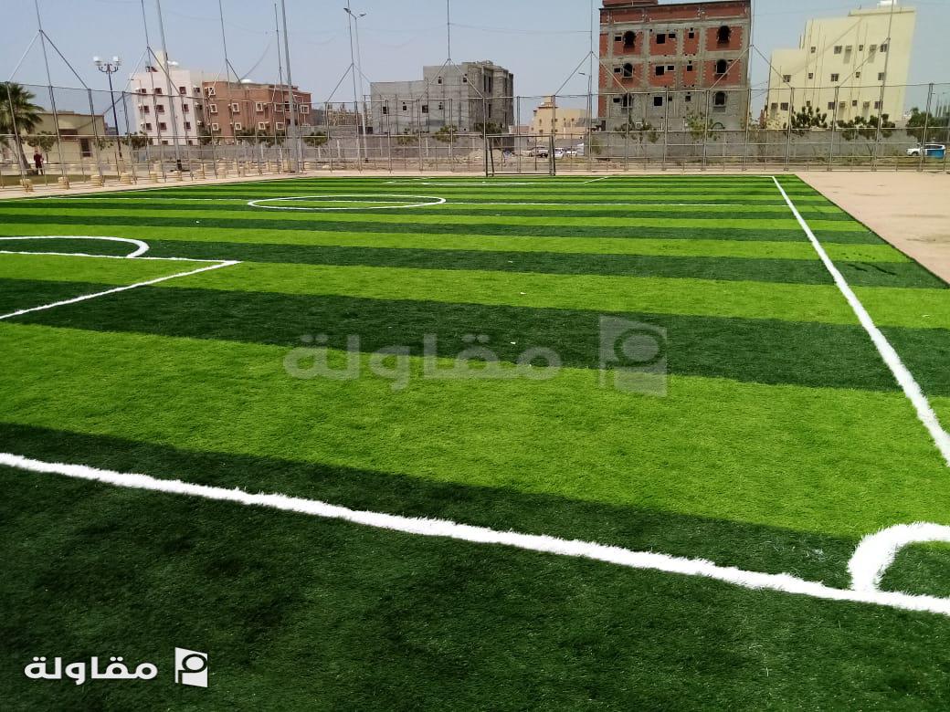 مراحل انشاء ملعب