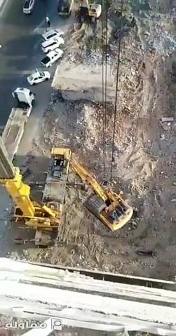 من أعمال عبد الرحمن مقاول تكسير جبال وهدم وازاله المباني