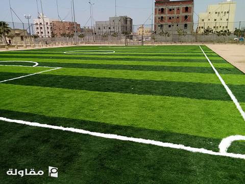مراحل انشاء ملعب