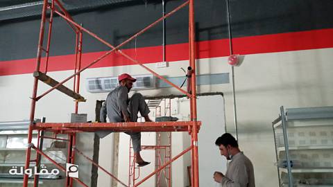 من أعمال شركة ابناء ابراهيم العضيبي للمقاولات