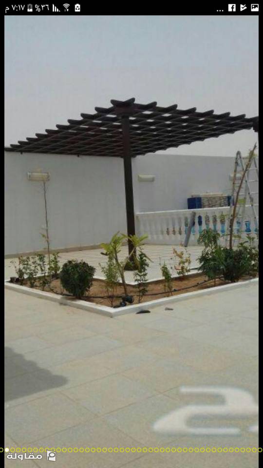 برجولات حديديه شكل اخشاب