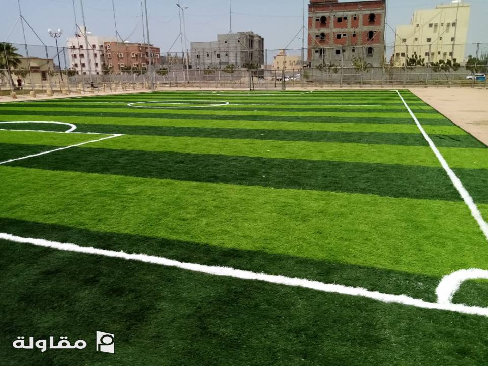 مراحل انشاء ملعب