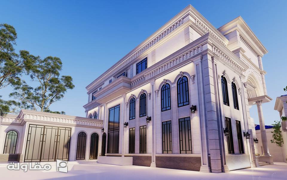 تصميم واجه فيلا بجده