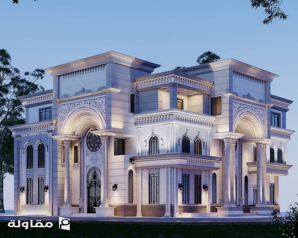 تصميم واجه فيلا بجده